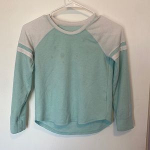 Girl’s long sleeve waffle tshirt